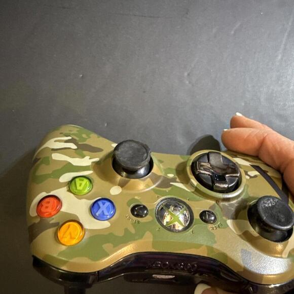 Microsoft Xbox 360 Wireless Gaming Controller Limited Edition Halo 4 Camo OEM - Picture 13 of 15